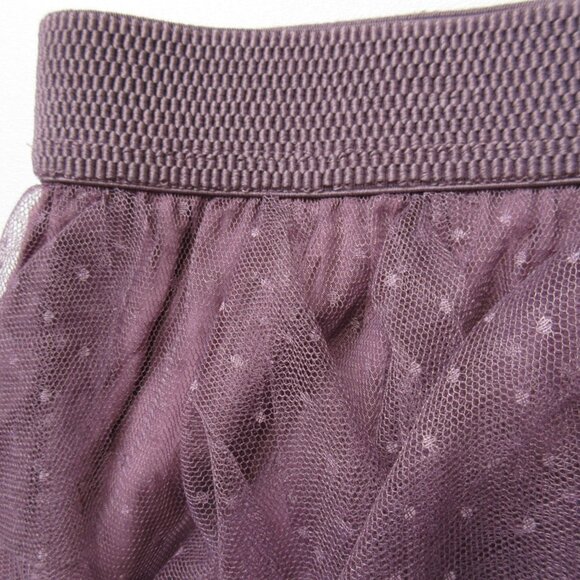 Anthropologie Lavender Tulle Midi Skirt - Picture 3 of 5